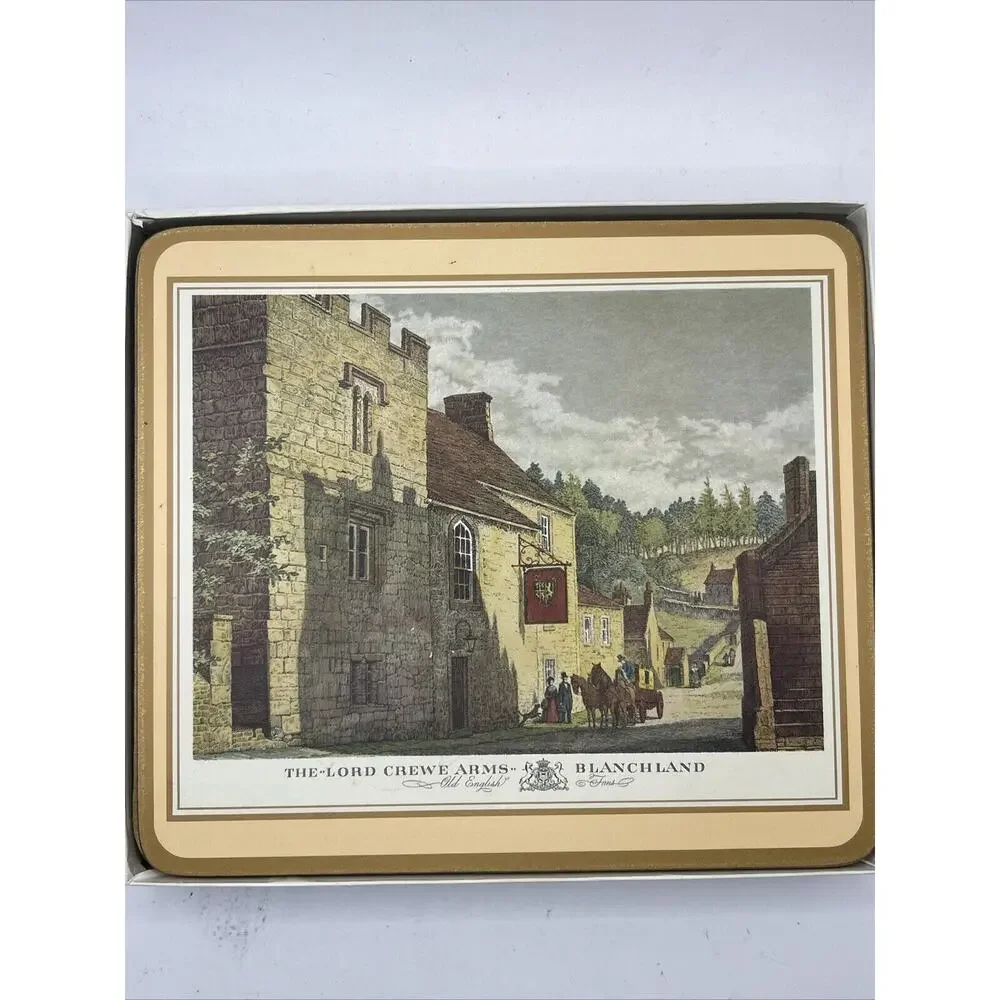 Pimpernel Traditional Collection English Village Place Mats And Coasters Vintage
